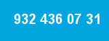 932 436 07 31 932 436 07 31